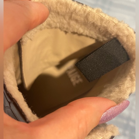 🤎NEW WITH BOX & dust bag Paige chocolate leather, croc-stamped boot 🐿️ - Picture 15 of 17